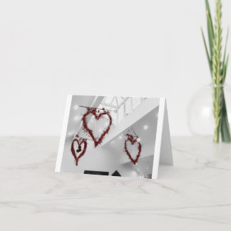 Cartão Um triângulo amoroso básico