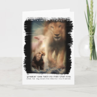 Cartão Um tributo a nossos soldados caídos, II