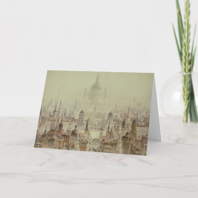 Cartão Um tributo ao senhor Christopher Wren (Frente)