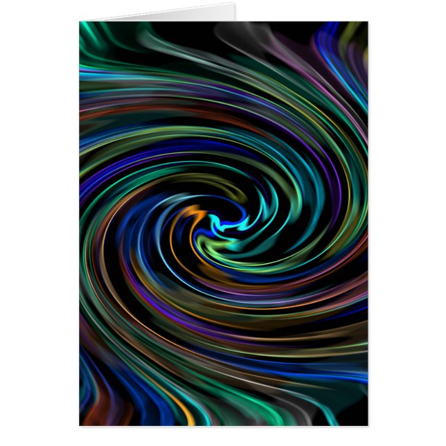 Cartão Um turbilhão mágico (Frente)