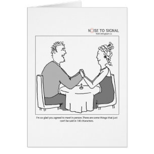 Cartão Um-twitter dos corações