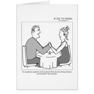 Cartão Um-twitter dos corações