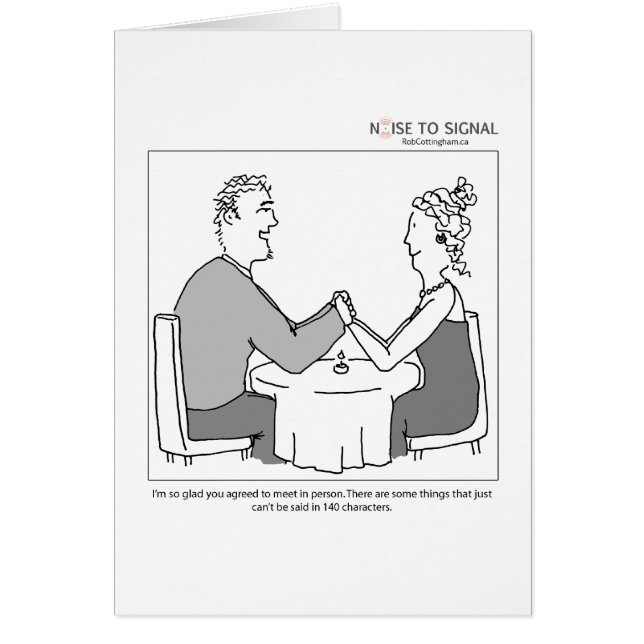 Cartão Um-twitter dos corações (Frente)