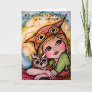 Cartão Um verdadeiro amigo é o maior de todas as bençãos!