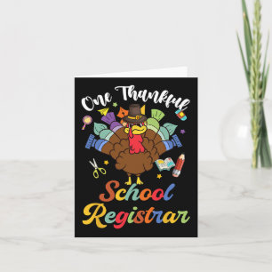 Cartão Uma agradecida registradora escolar Peru feliz dia