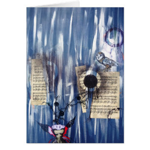 Cartão Uma assombração sereno