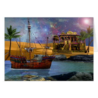 Cartão Uma aventura árabe