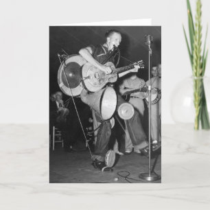 Cartão Uma banda do homem, 1938
