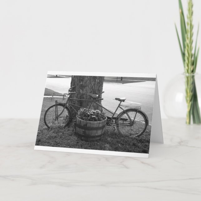 Cartão Uma bicicleta construída para dois (Frente)