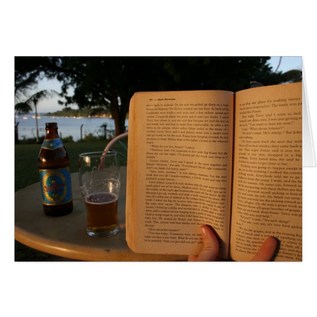 Cartão Uma boa tarde (Frente Horizontal)