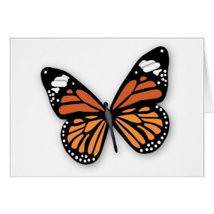 Cartão Uma borboleta Monarca Enjoada