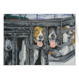 Cartão "Uma caça nós iremos "