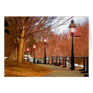 Cartão Uma caminhada a recordar