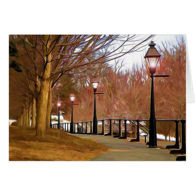 Cartão Uma caminhada a recordar (Frente Horizontal)