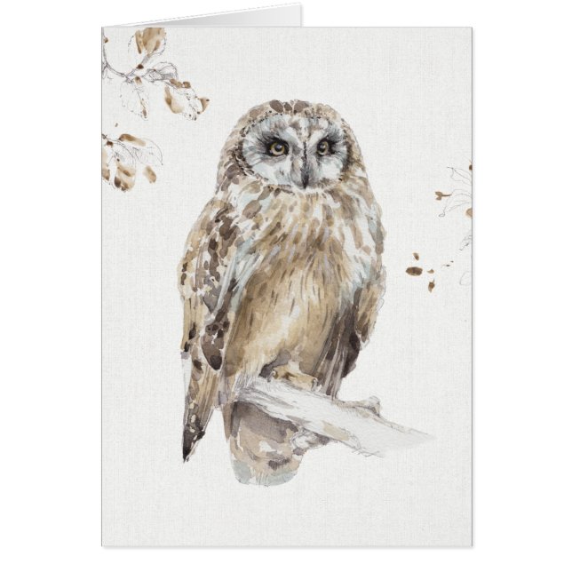 Cartão Uma caminhada VIII da floresta (Frente)