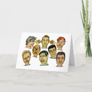 Cartão Uma Cara Engraçada Rindo