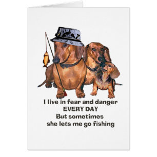 Cartão Uma cara que goste de pescar