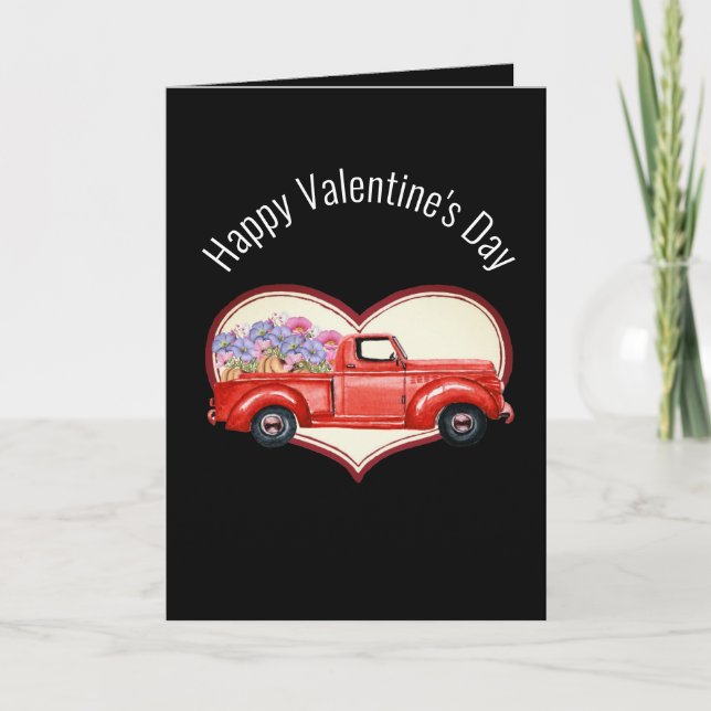 Cartão Uma Carga De Flores Com Placa Dobrada De 5" x 7" (Frente)