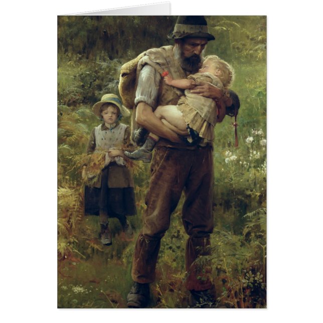 Cartão Uma carga pesada (Frente)