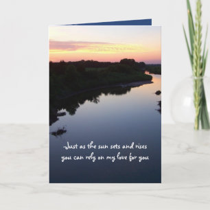 Cartão uma carta para o meu amor.