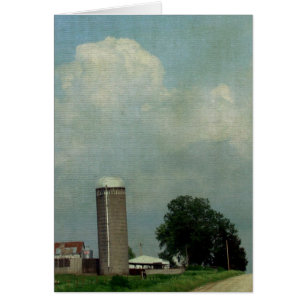 Cartão Uma cena de Fazenda rural