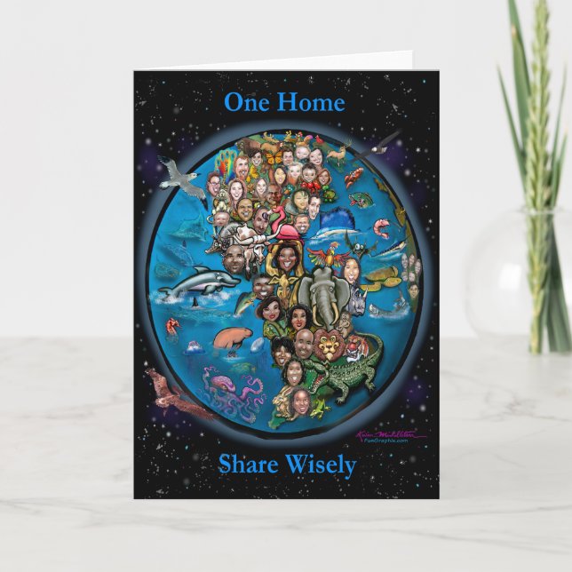 Cartão Uma Compartilhamento Doméstico (Frente)