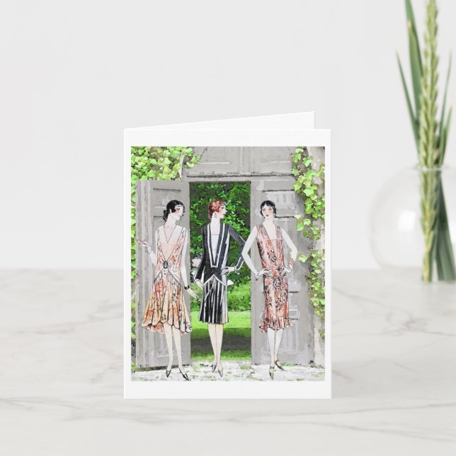 Cartão Uma entrada do trio (Frente)