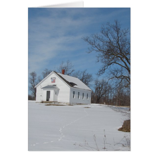 Cartão Uma escola de quarto (Frente)