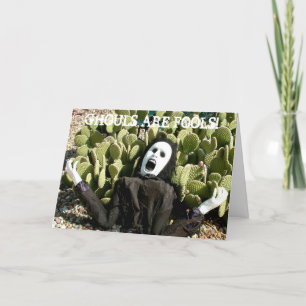 Cartão Uma Fabulosa Placa GHOUL