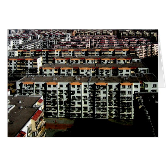 Cartão Uma fatia da China (Frente Horizontal)