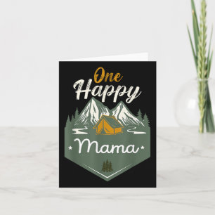 Cartão Uma Feliz Mama Engraçada Camper Birthday Família M