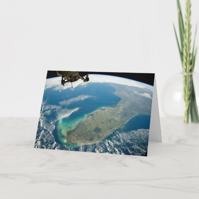 Cartão Uma Flórida Oblíqua, Na Costa Sudeste (Frente)