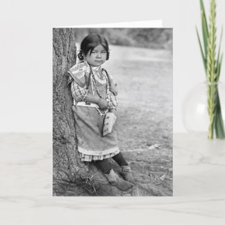 Cartão Uma Garota Umatilla