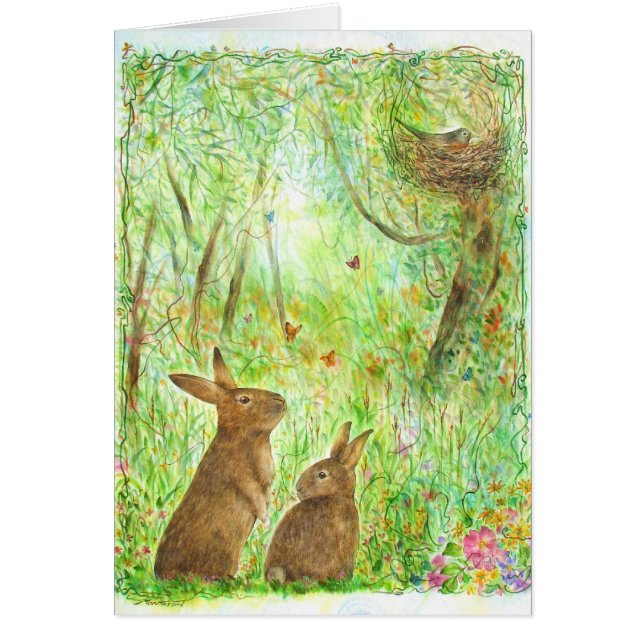 Cartão Uma história de horas de dormir (Frente)