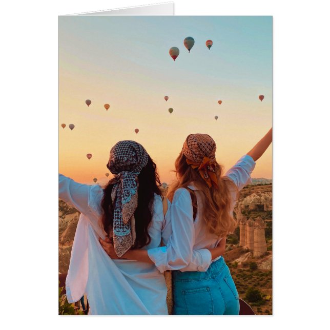 Cartão Uma mãe gêmea outra (Frente)