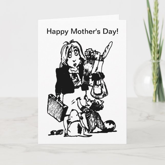 Cartão Uma Mãe Que Faz Tudo (Frente)