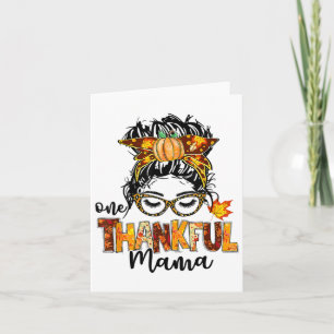 Cartão Uma Mamãe Grata Cabelo Desgrenhado Queda de Cabelo