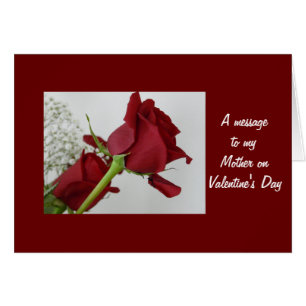 Cartão Uma mensagem a meu dia dos namorados da mãe