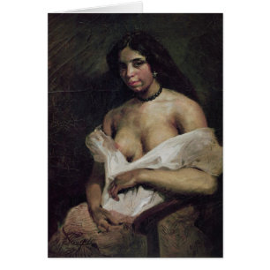 Cartão Uma mulher do mulato, c.1821-24