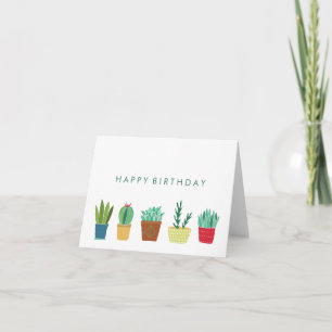 Cartão Uma multidão de cactus