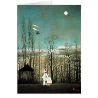 Cartão Uma noite do carnaval, Henri Rousseau