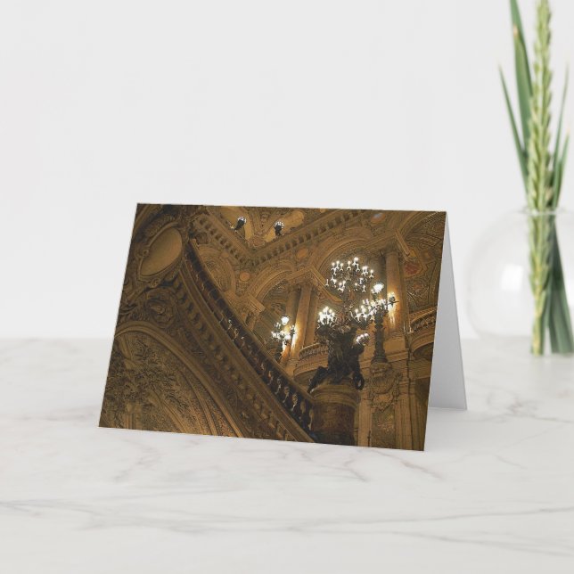 Cartão Uma noite na ópera (Frente)