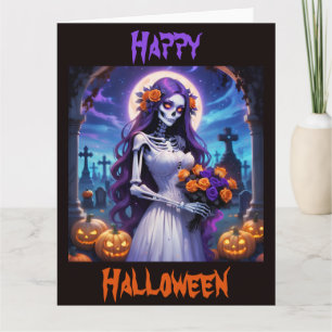 Cartão Uma Noiva de Halloween