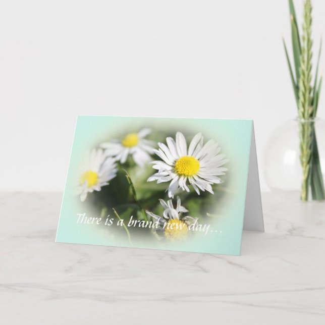 Cartão Uma nota de encorajamento (Frente)