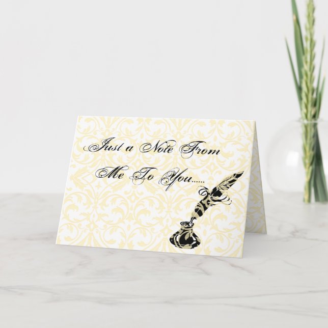 Cartão Uma Nota Para Você...
 . (Frente)