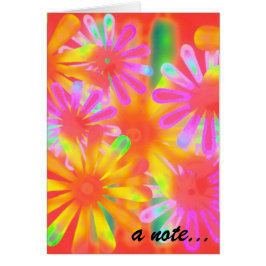 Cartão uma nota tropical