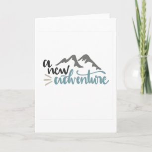 Cartão Uma nova aventura