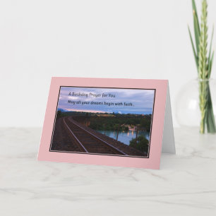 Cartão Uma oração de aniversário para você