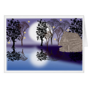 Cartão Uma paisagem bonita,