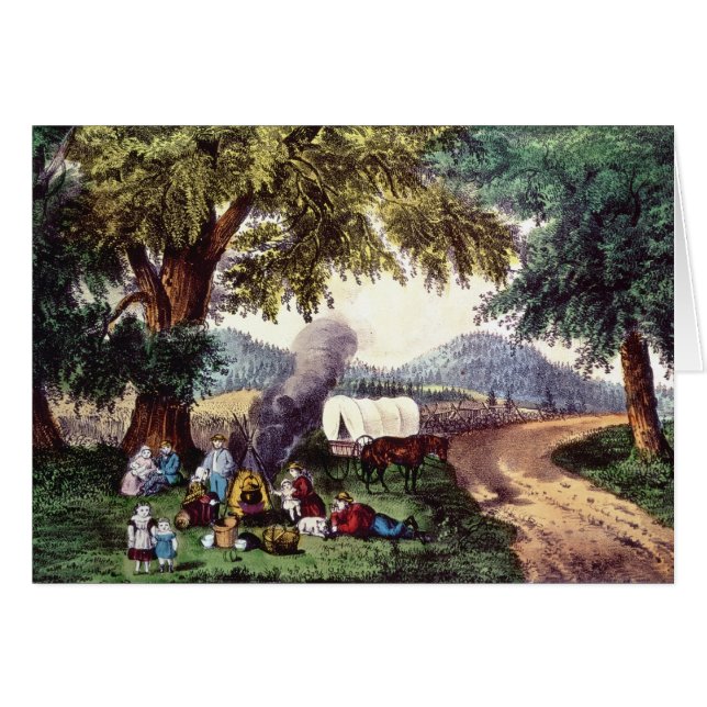 Cartão Uma parada pelo Wayside (Frente Horizontal)